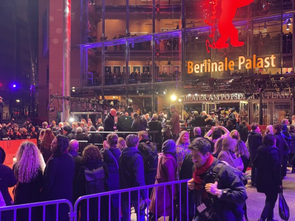 John Malkovich on the Red carpet at the Berlin Film Festival.