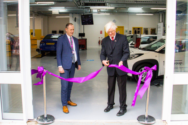 Leader of Norwich City Council, Councillor Alan Waters, officially opened the ACE Centre.