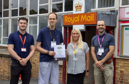 MINT Certificate of Thanks Royal Mail Norwich