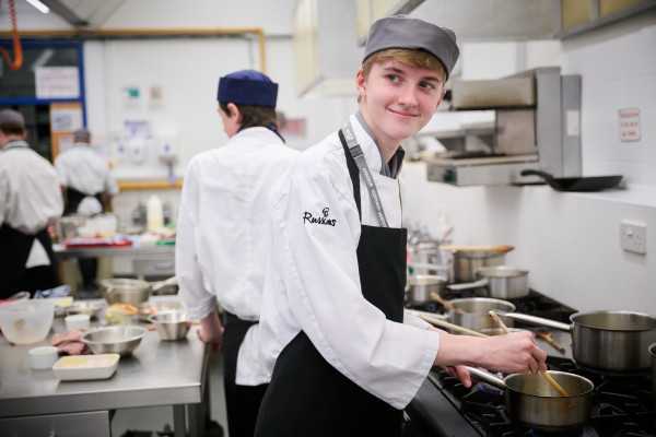 Student cooking