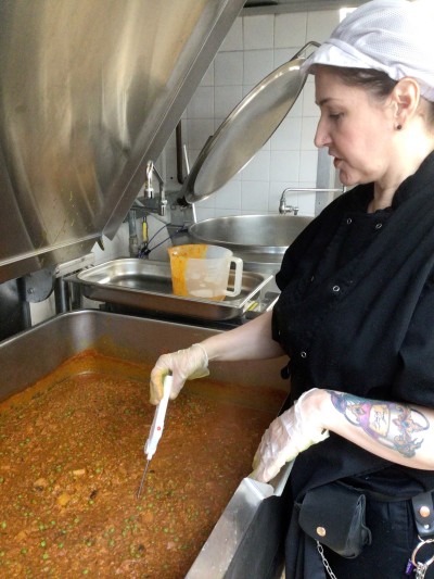 Kate is one of the apprentices to successfully complete the Commis Chef Level 2 apprenticeship.