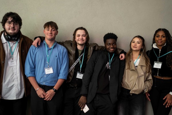 The 6 A Level Business students from City College who reached the final. (Picture: Erin Patel)