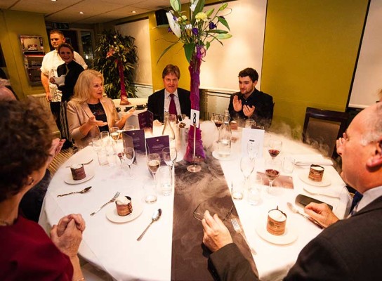 People dining at Debut Restaurant